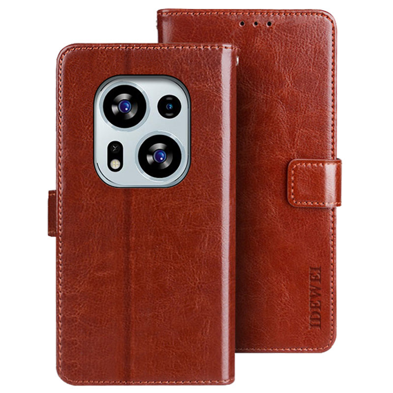 IDEWEI For Tecno Phantom X2 5G Crazy Horse Texture PU Leather Anti-drop Cover Folio Flip Phone Case with Stand Wallet IDEWEI For Tecno Phantom X2 5G Crazy Horse Texture PU Leather Anti-drop Cover Folio Flip Phone Case with Stand Wallet